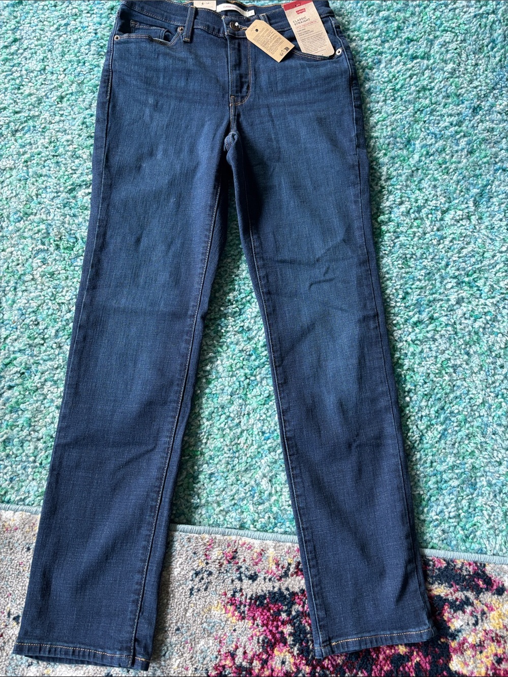 Levi's Dark Blue Women's Straight Leg Jeans